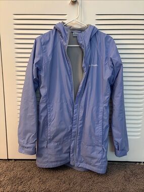 Blue/Purple Columbia Rain Jacket